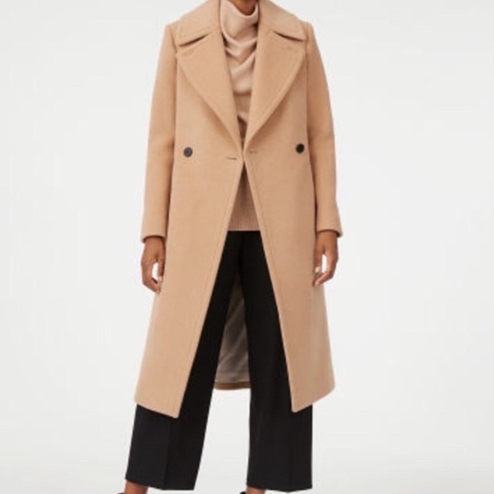 Club Monaco Daylina Camel Coat